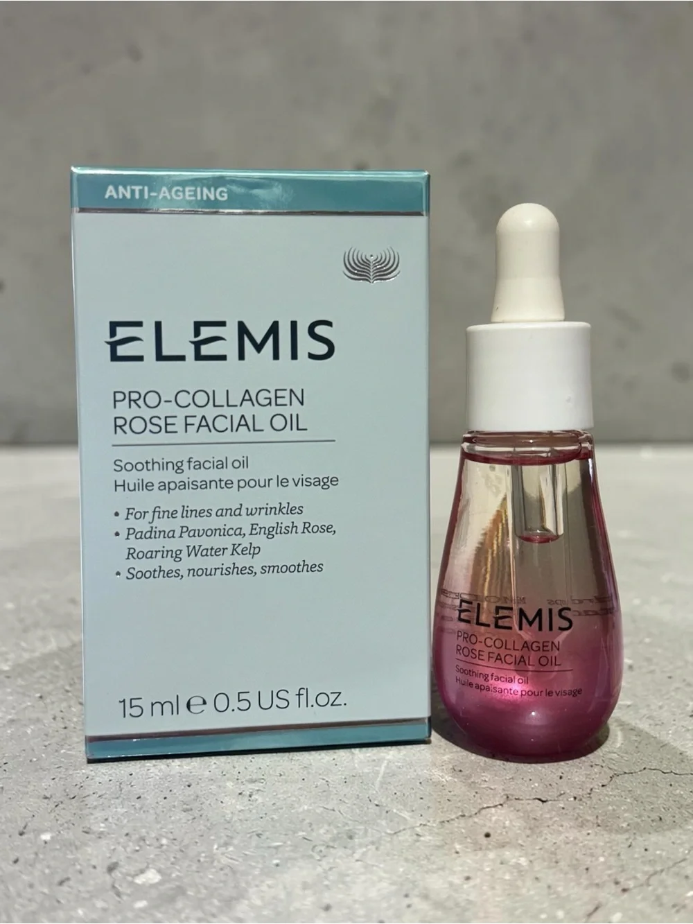 Elemis Pro-Collagen Rose Facial Oil 15mL / 0.5 Fl Oz Anti-Ageing NEW In Box